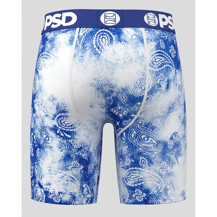 PSD Men's Multicolor Bandana Blues Modal Boxer Briefs Medium Underwear - 224180100-MUL-M