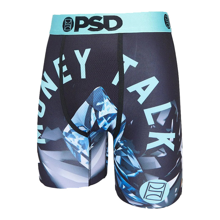 PSD Men's Black Money Talk Boxer Briefs Underwear - 122180025-BLK — WatchCo