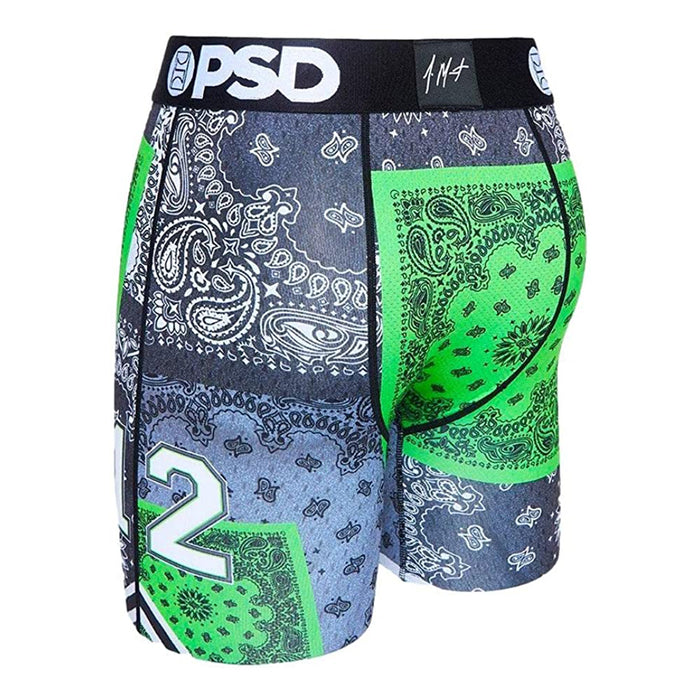 PSD Neon Patchwork Bandana Multicolored Boxers Briefs Mens