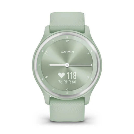 Garmin vivomove Sport Light Green Cool Mint Case and Silicone Band wit —  WatchCo