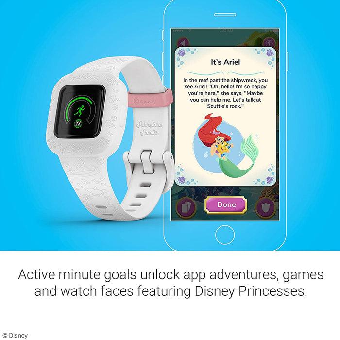 Garmin vivofit Fitness Tracker for Kids Swim Friendly Disney Princess —  WatchCo.com