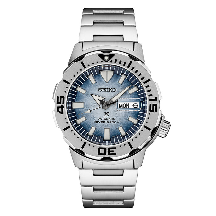Seiko Men's Blue Dial Silver-tone Band Stainless Steel Automatic Movem —  WatchCo.com